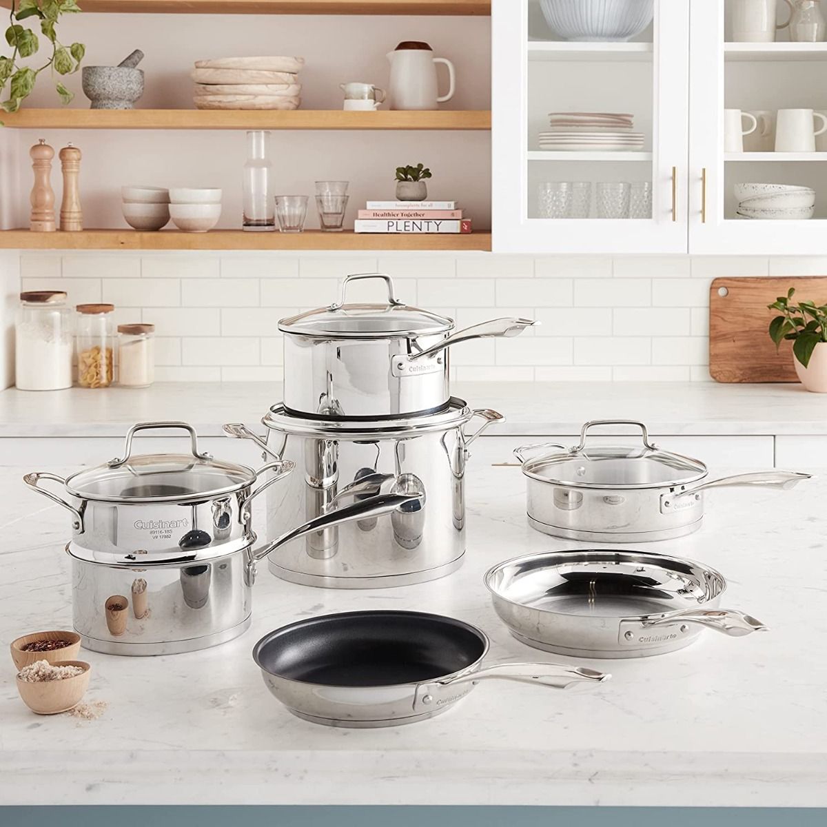 Cuisinart Professional Series Stainless 11-Piece Cookware Set