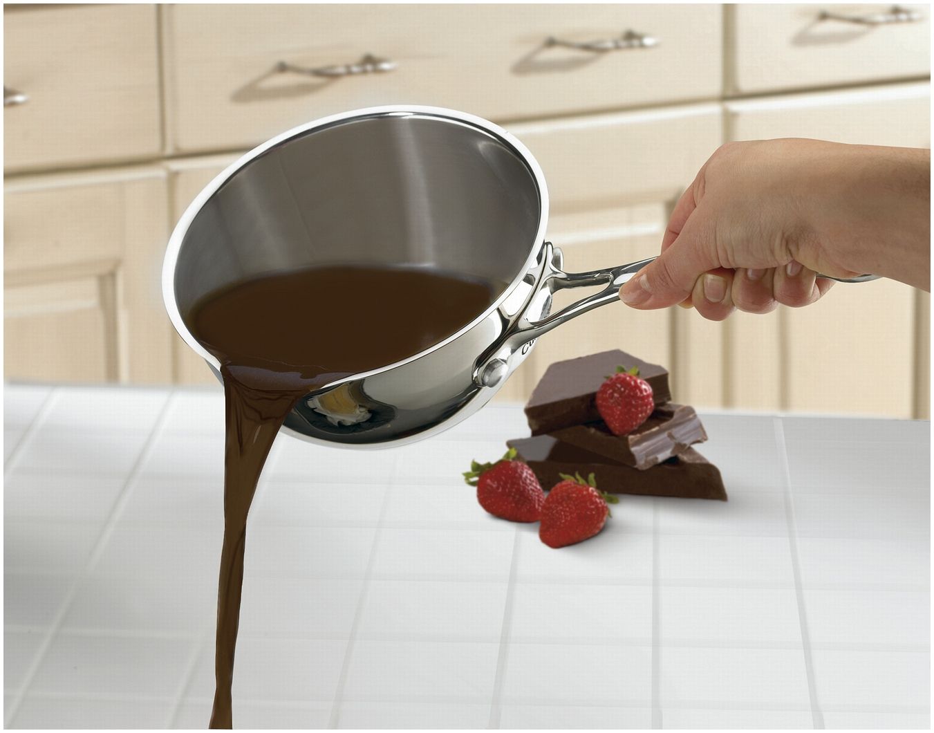 Cuisinart Chef's Classic Stainless Steel 1-Quart Open Pour Saucier