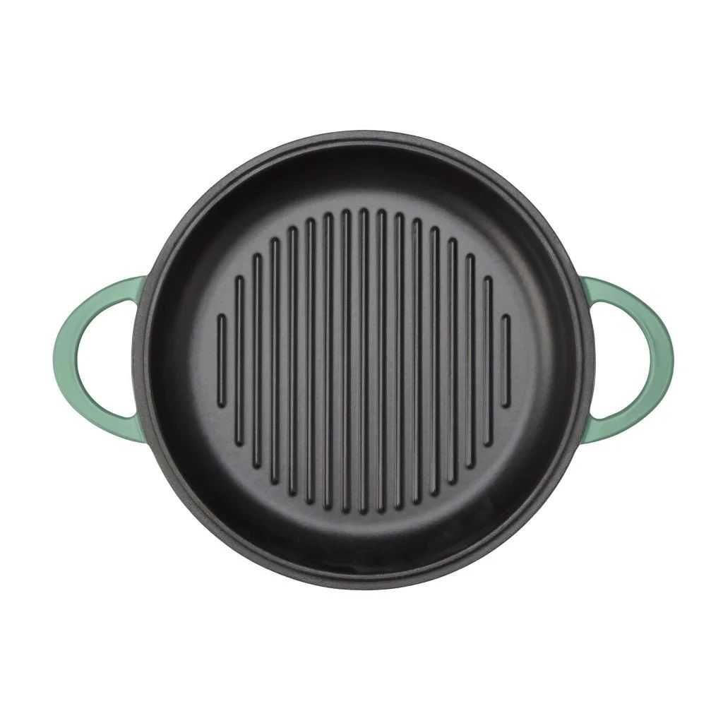 Cuisinart Chef's Classic Enameled Cast Iron 2-in-1 Multipurpose Set | Sage Green