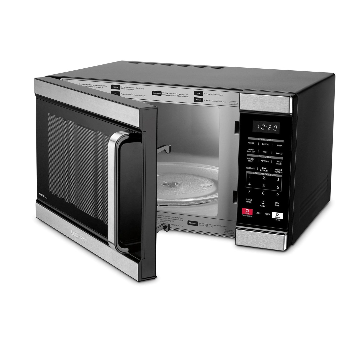 Cuisinart Stainless Steel Microwave With Sensor Cook & Inverter Technology
