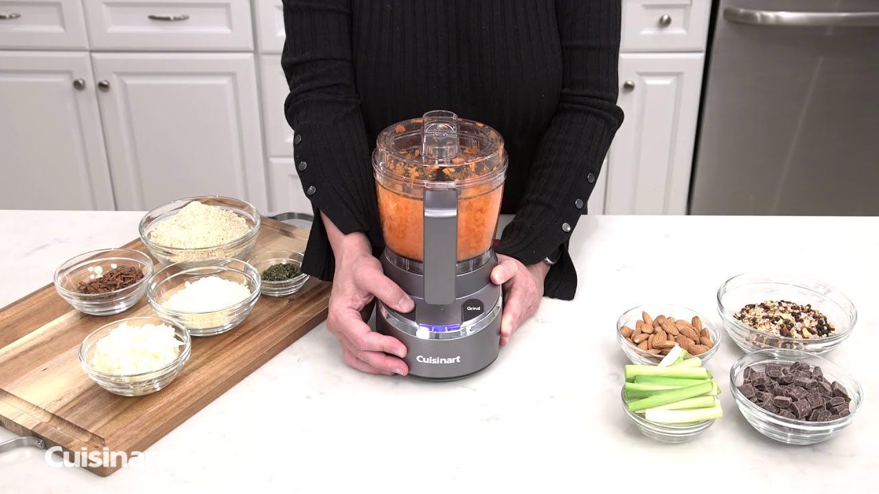 Cuisinart 4-Cup EvolutionX Cordless Rechargeable Mini Chopper | Dark Grey