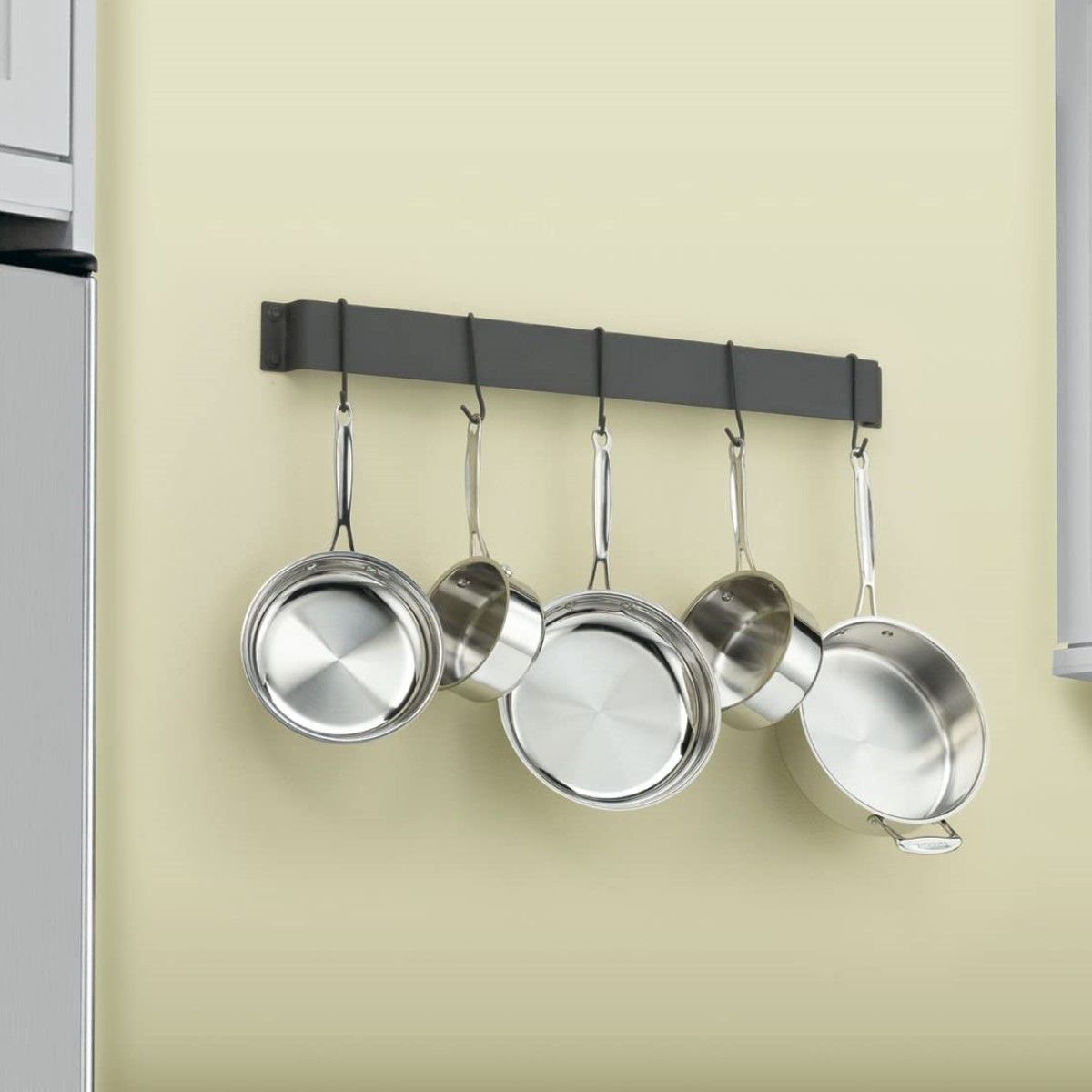  Cuisinart Classic 33" Bar Wall-Mount Pot Rack | Matte Black