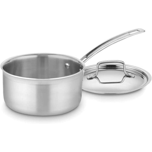  Cuisinart MultiClad Pro Triple Ply Stainless Steel 2 Qt. Saucepan
