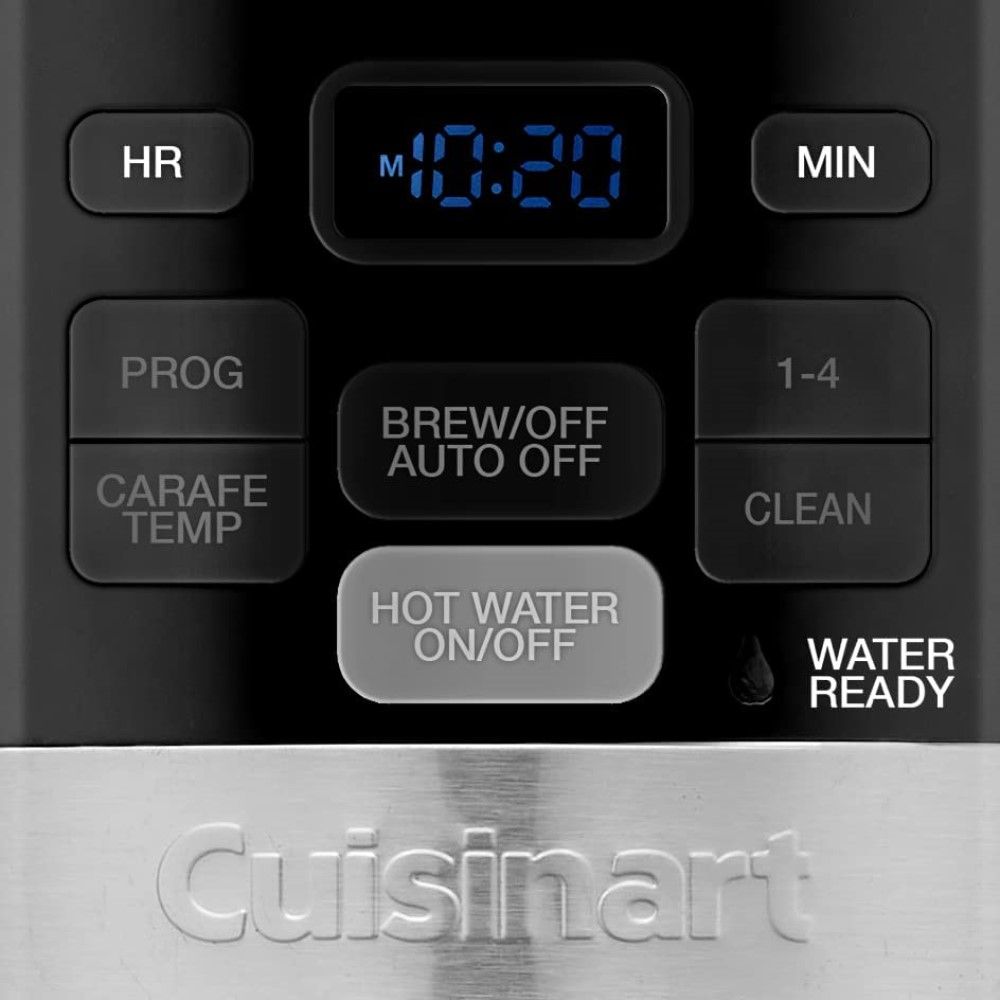  Cuisinart Coffee Plus 12-Cup Programmable Coffeemaker + Hot Water Spout