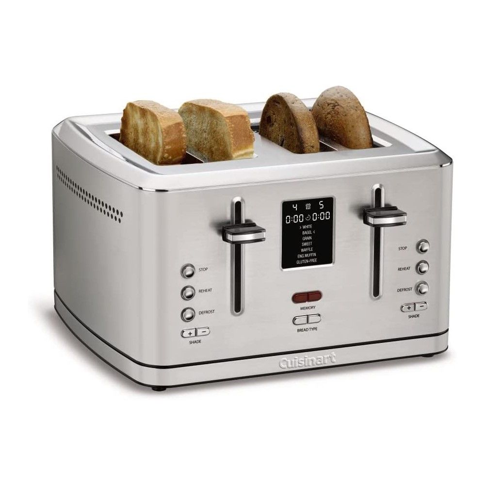  Cuisinart 4-Slice Digital Toaster With MemorySet Feature