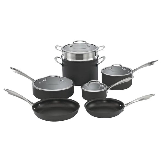  Cuisinart Dishwasher-Safe Anodized 11-Piece Nonstick Cookware Set