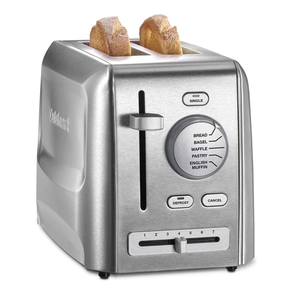  Cuisinart 2-Slice Custom Select Toaster | Stainless Steel