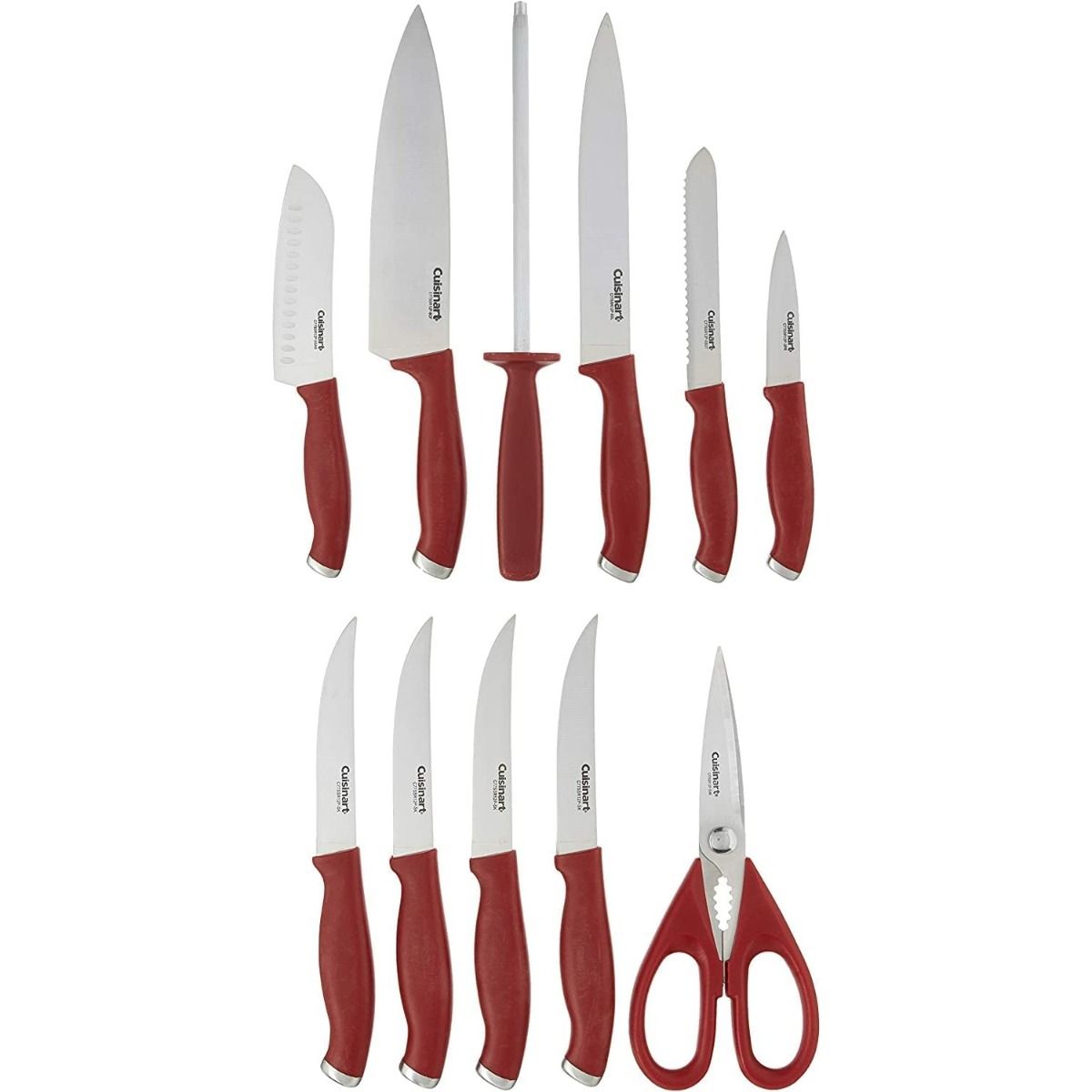  Cuisinart ColorPro 12-piece Block Set | Red