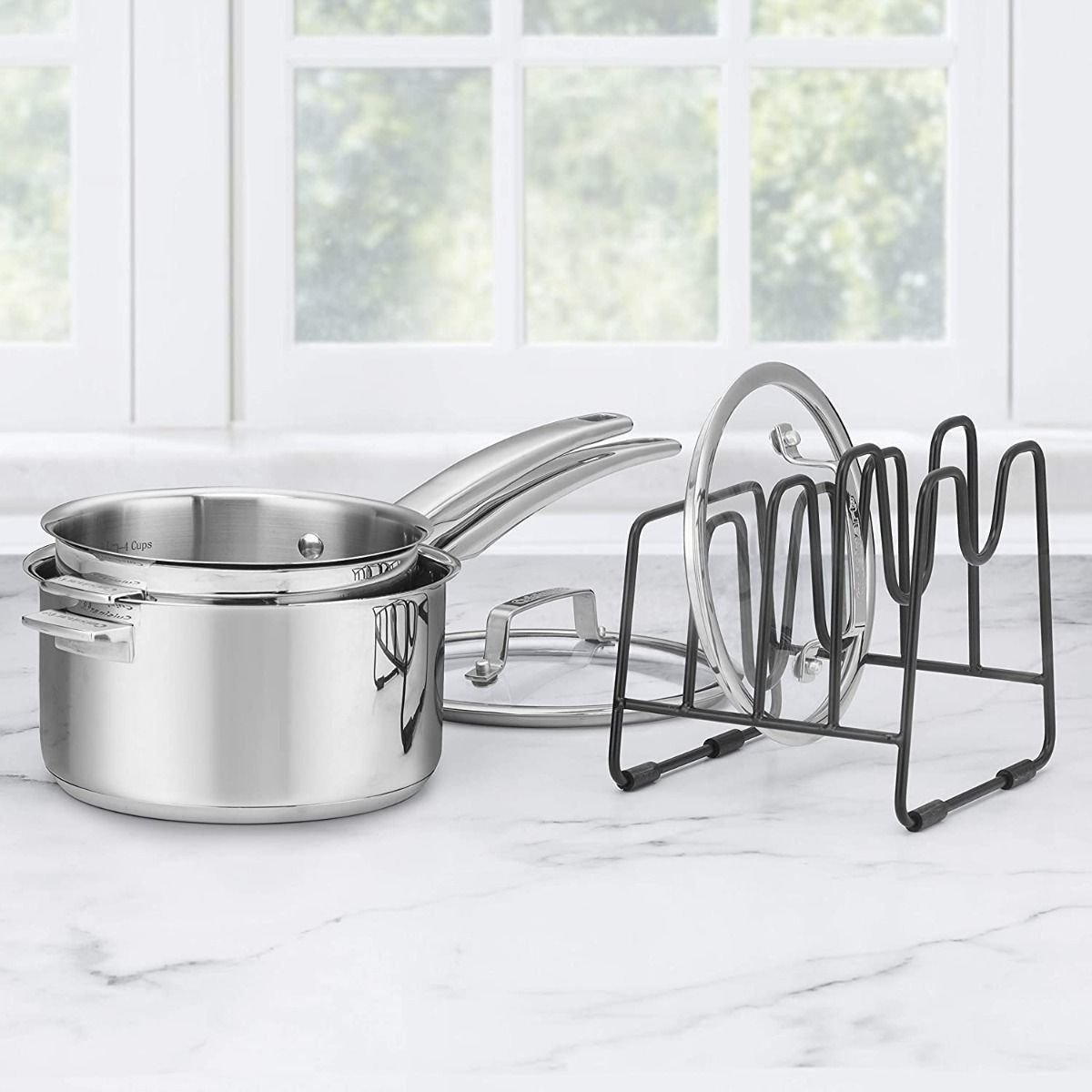  Cuisinart 11-Piece Smartnest Stainless Steel Cookware Set