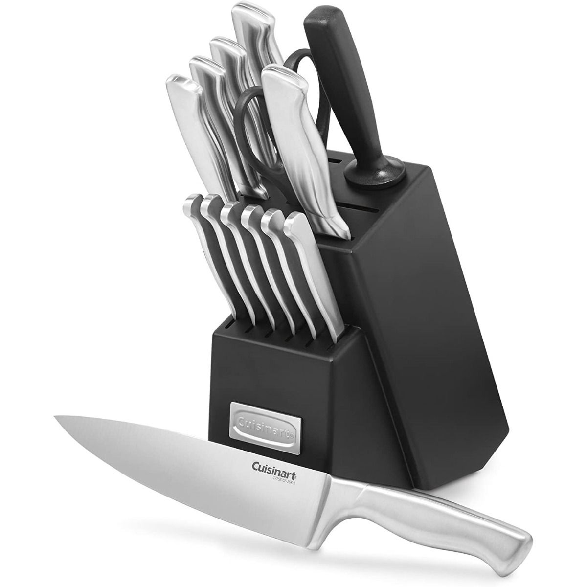  Cuisinart Stainless Steel Hollow Handle 15-piece Block Set