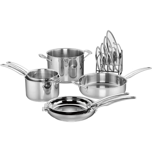  Cuisinart 11-Piece Smartnest Stainless Steel Cookware Set