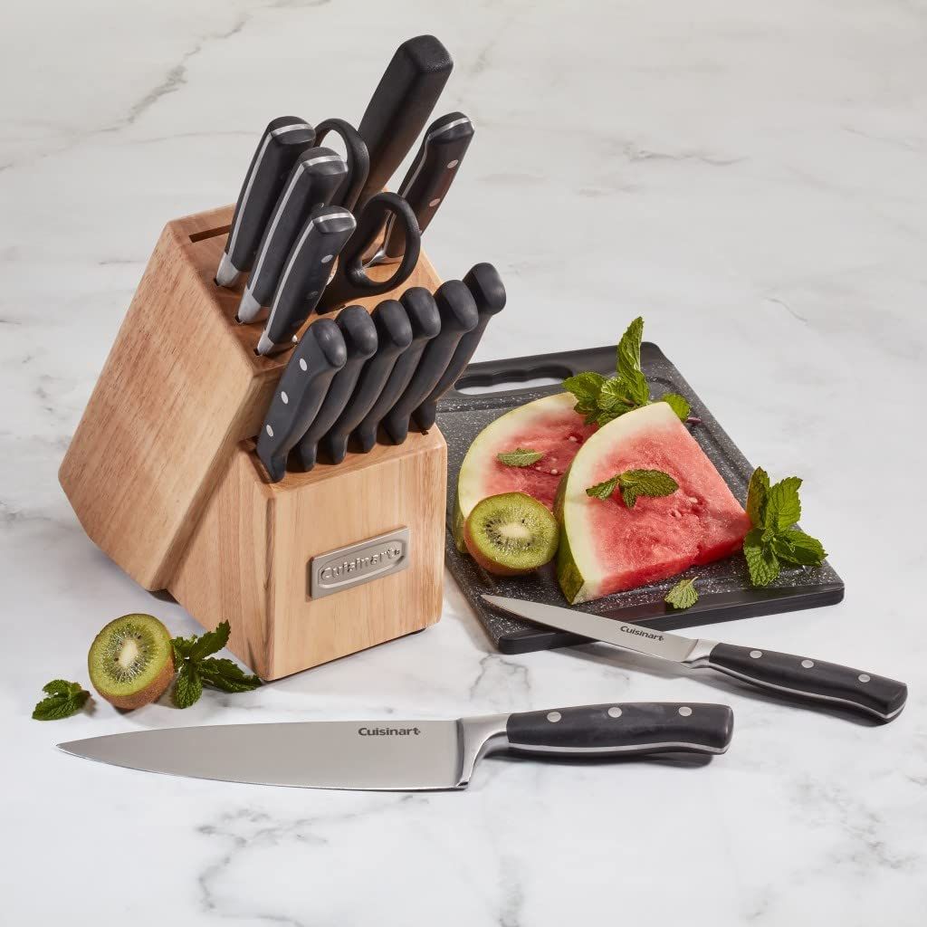  Cuisinart 15-Piece Triple Rivet Cutlery Block Set