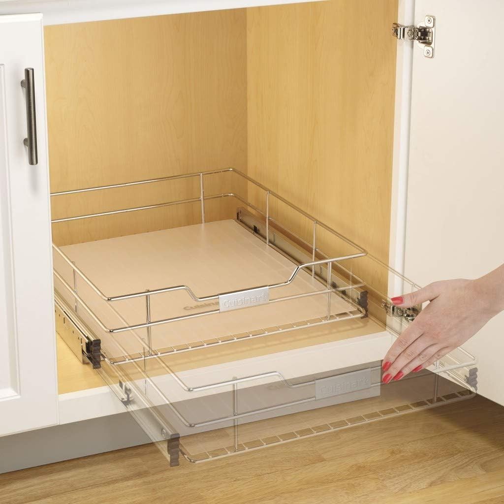  Cuisinart 17" Sliding Cabinet Organizer | Chrome