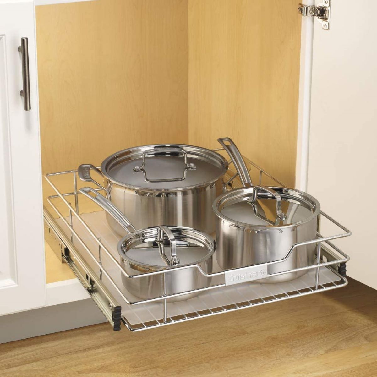  Cuisinart 17" Sliding Cabinet Organizer | Chrome