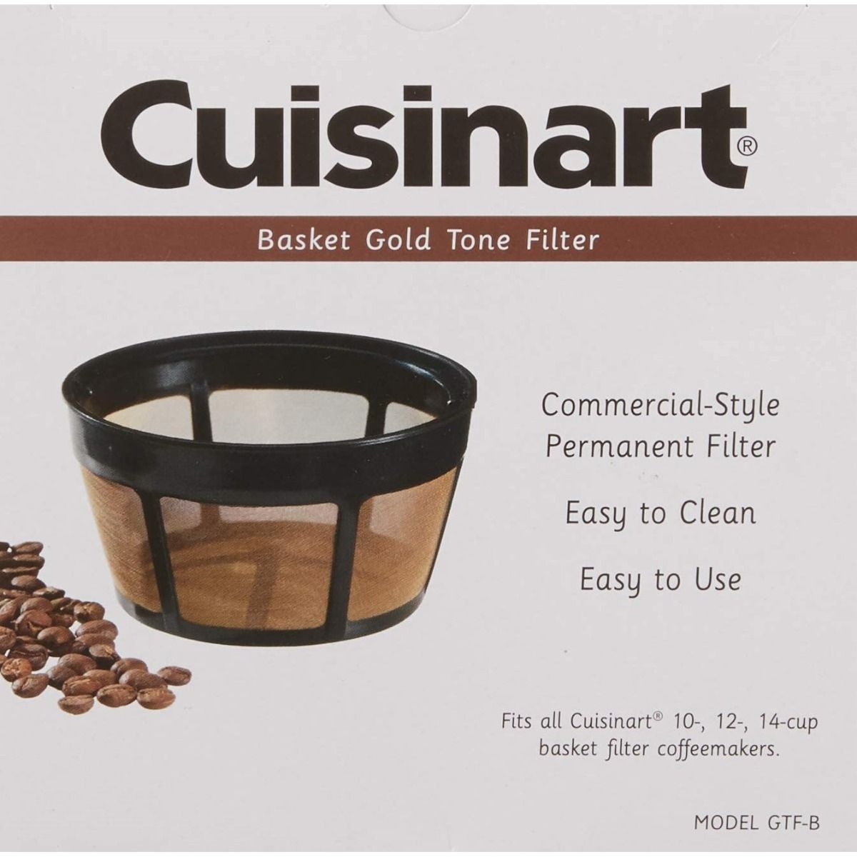  Cuisinart Gold Tone Filter Basket