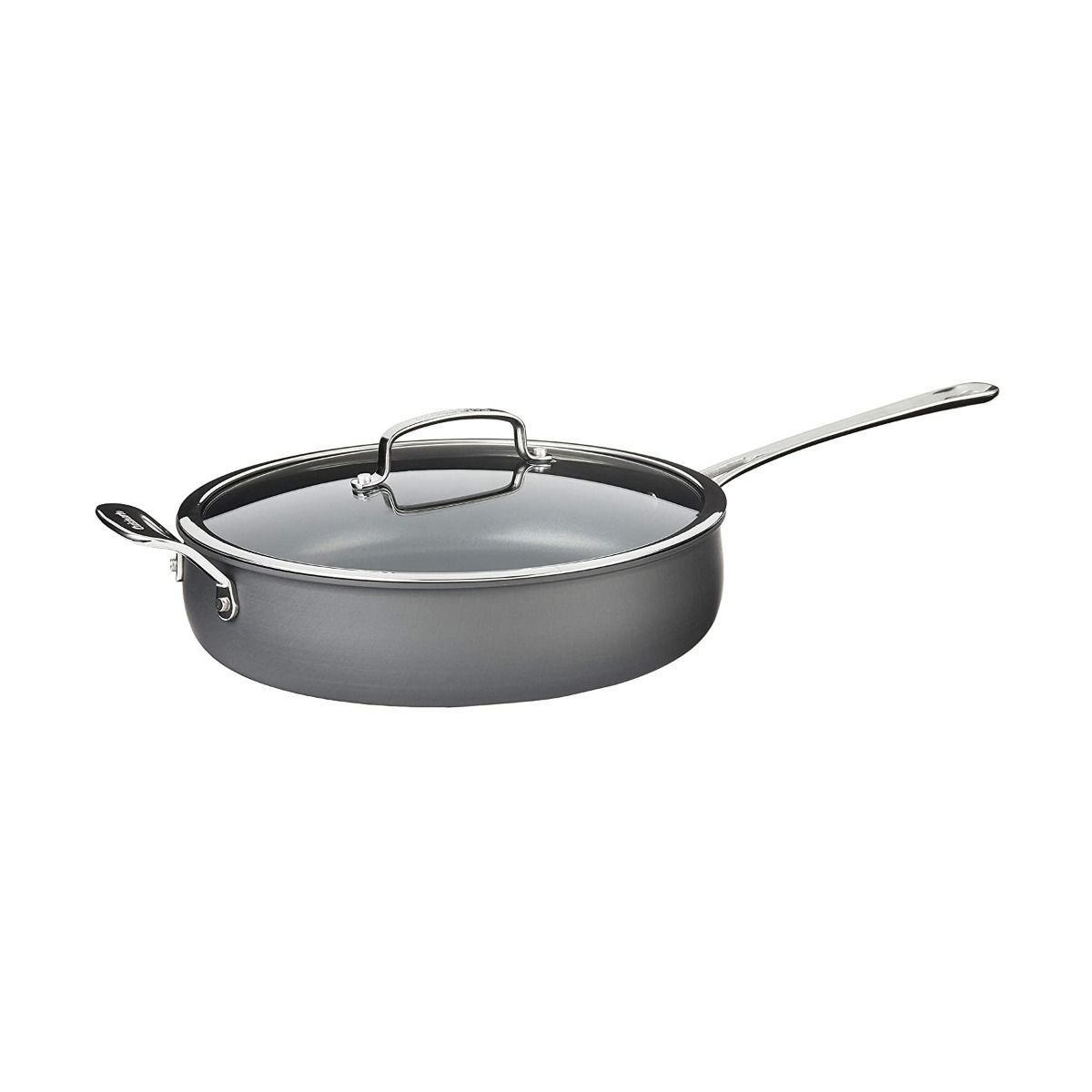 Cuisinart Contour Hard Anodized Saute Pan With Helper Handle & Cover | 5 Qt.