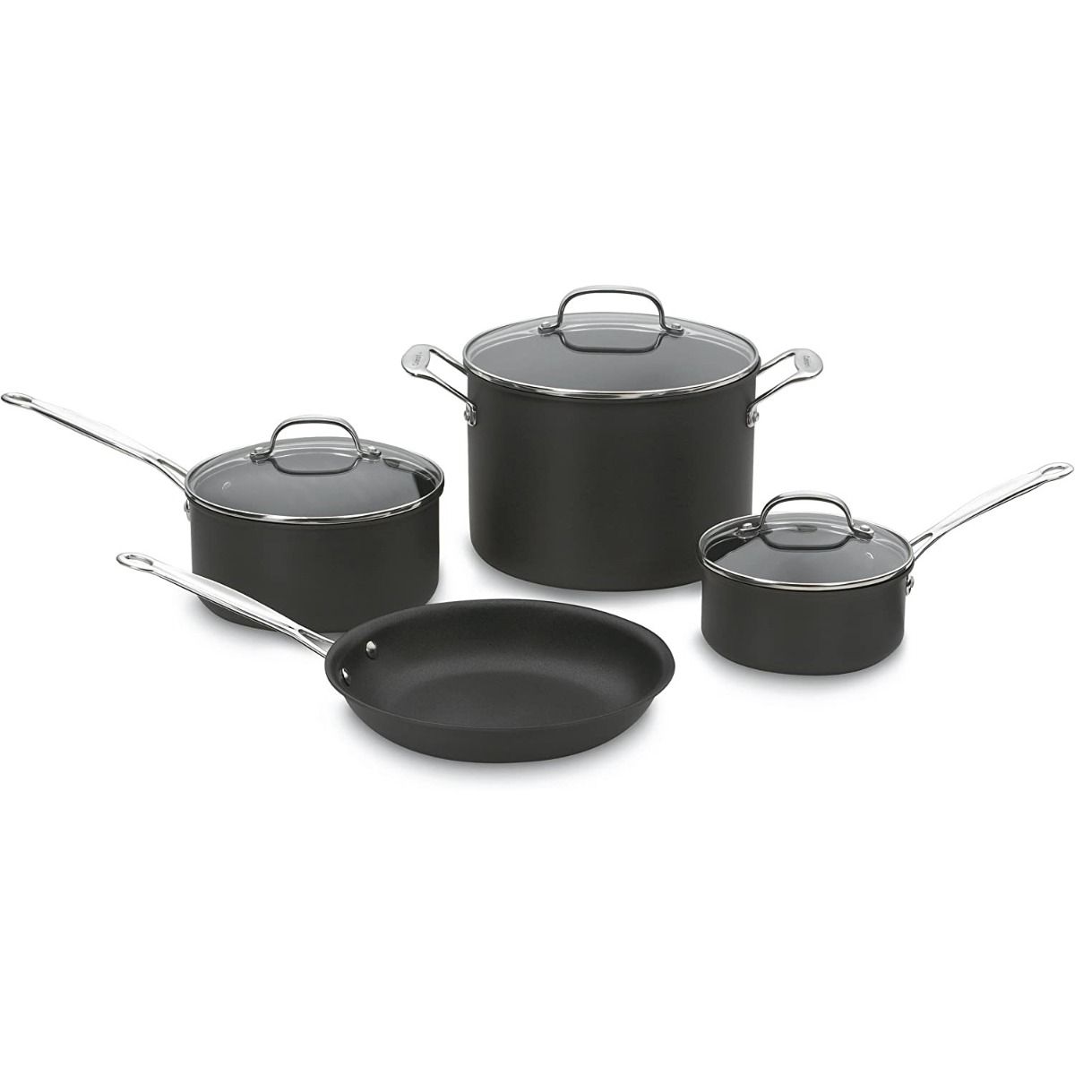  Cuisinart Chef's Classic Hard Anodized Nonstick Cookware Set | 7-Piece