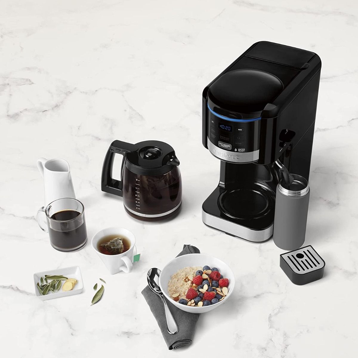  Cuisinart Coffee Plus 12-Cup Programmable Coffeemaker + Hot Water Spout