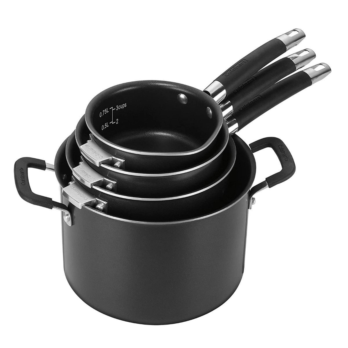  Cuisinart SmartNest Non-Stick Aluminum Cookware Set | 12-Piece