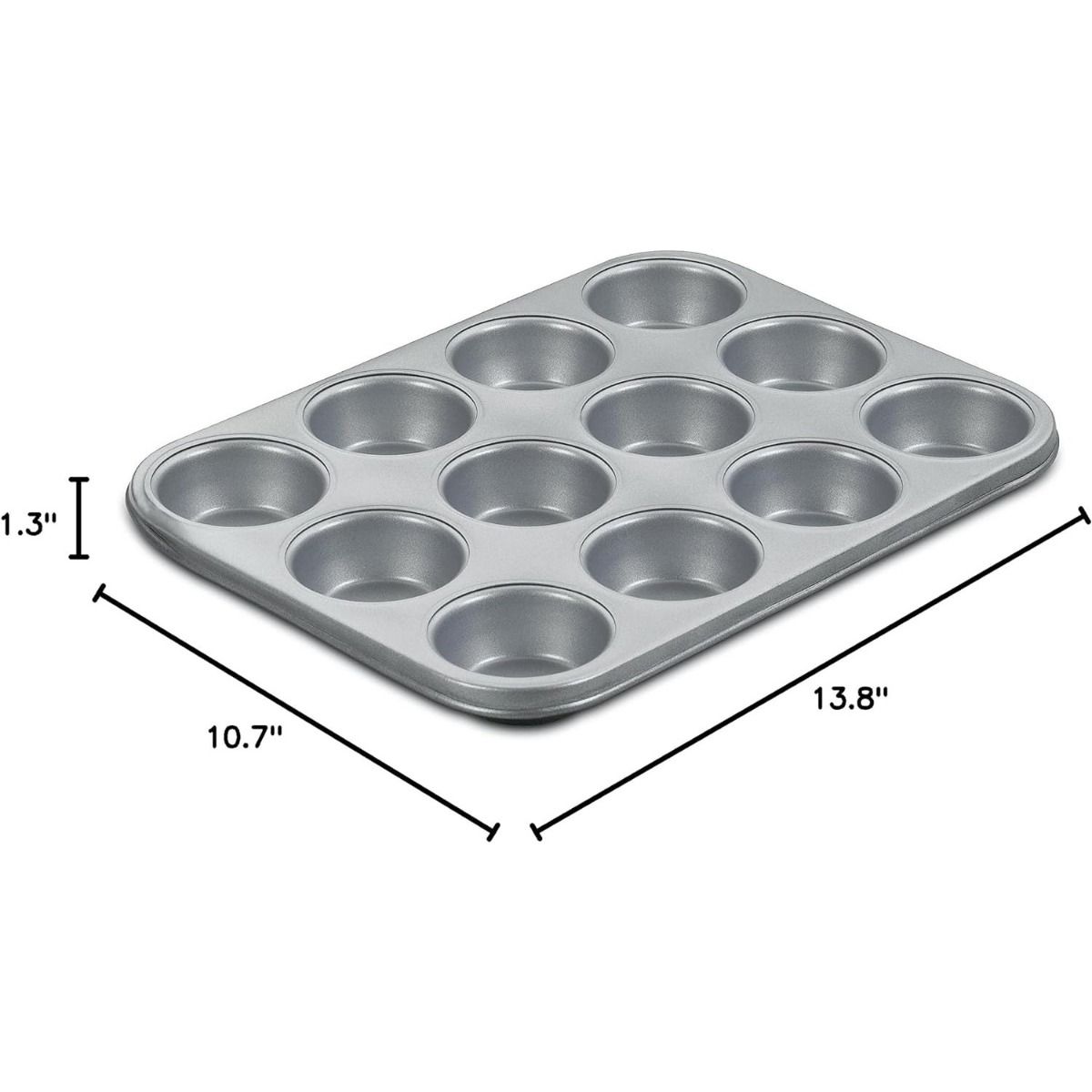  Cuisinart Chef's Classic Nonstick Bakeware | 12-Cup Muffin/Cupcake Pan