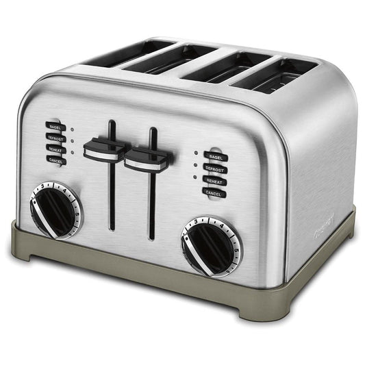  Cuisinart 4-Slice Classic Metal Toaster | Brushed Stainless Steel