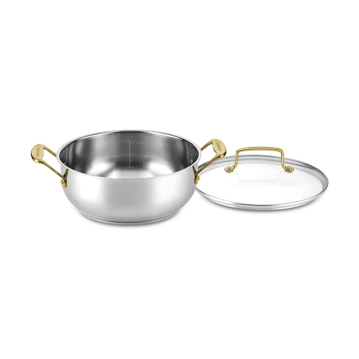  Cuisinart Mineral Stainless Steel Dutch Oven With Cover | 4 Qt.
