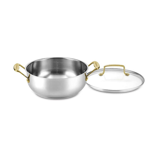  Cuisinart Mineral Stainless Steel Dutch Oven With Cover | 4 Qt.