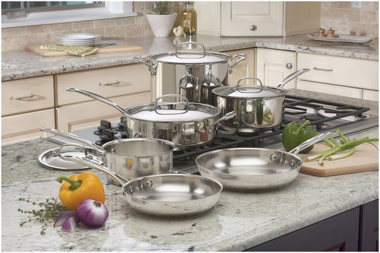  Cuisinart Chef's Classic Stainless Steel Cookware Set | 10-Piece