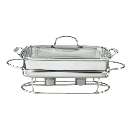  Cuisinart Classic Entertaining Stainless Steel Rectangular Buffet Server | 12"