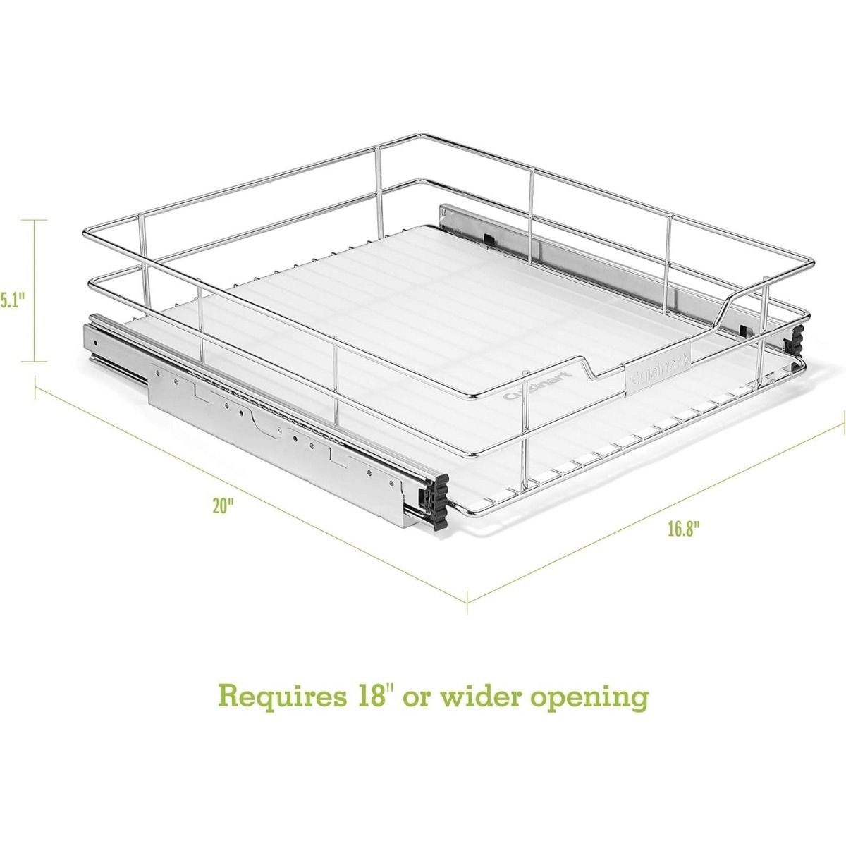  Cuisinart 17" Sliding Cabinet Organizer | Chrome