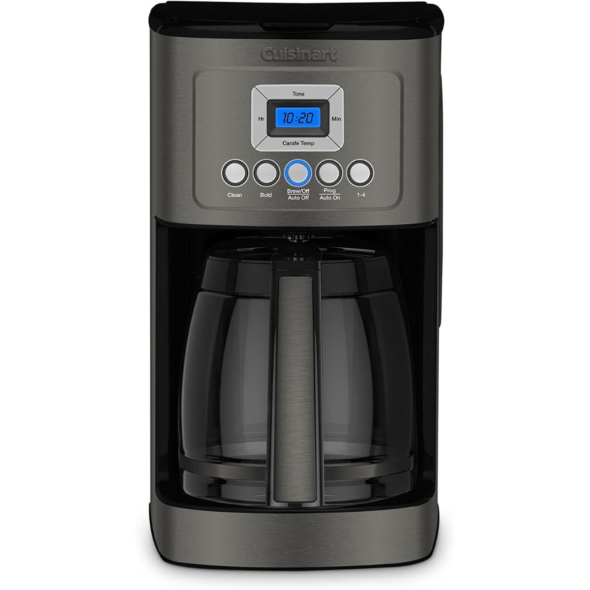  Cuisinart 14-Cup Programmable Coffee Maker | Black Stainless