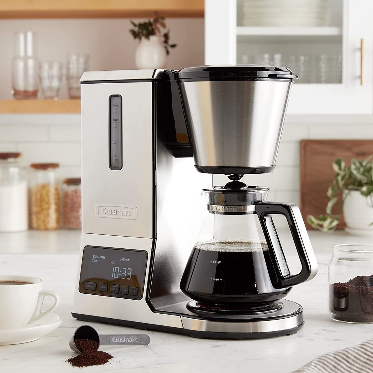  Cuisinart PurePrecision 8-Cup Pour-Over Coffee Maker With Glass Carafe