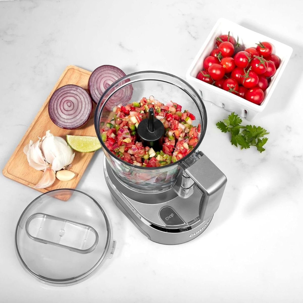  Cuisinart 4-Cup EvolutionX Cordless Rechargeable Mini Chopper | Dark Grey