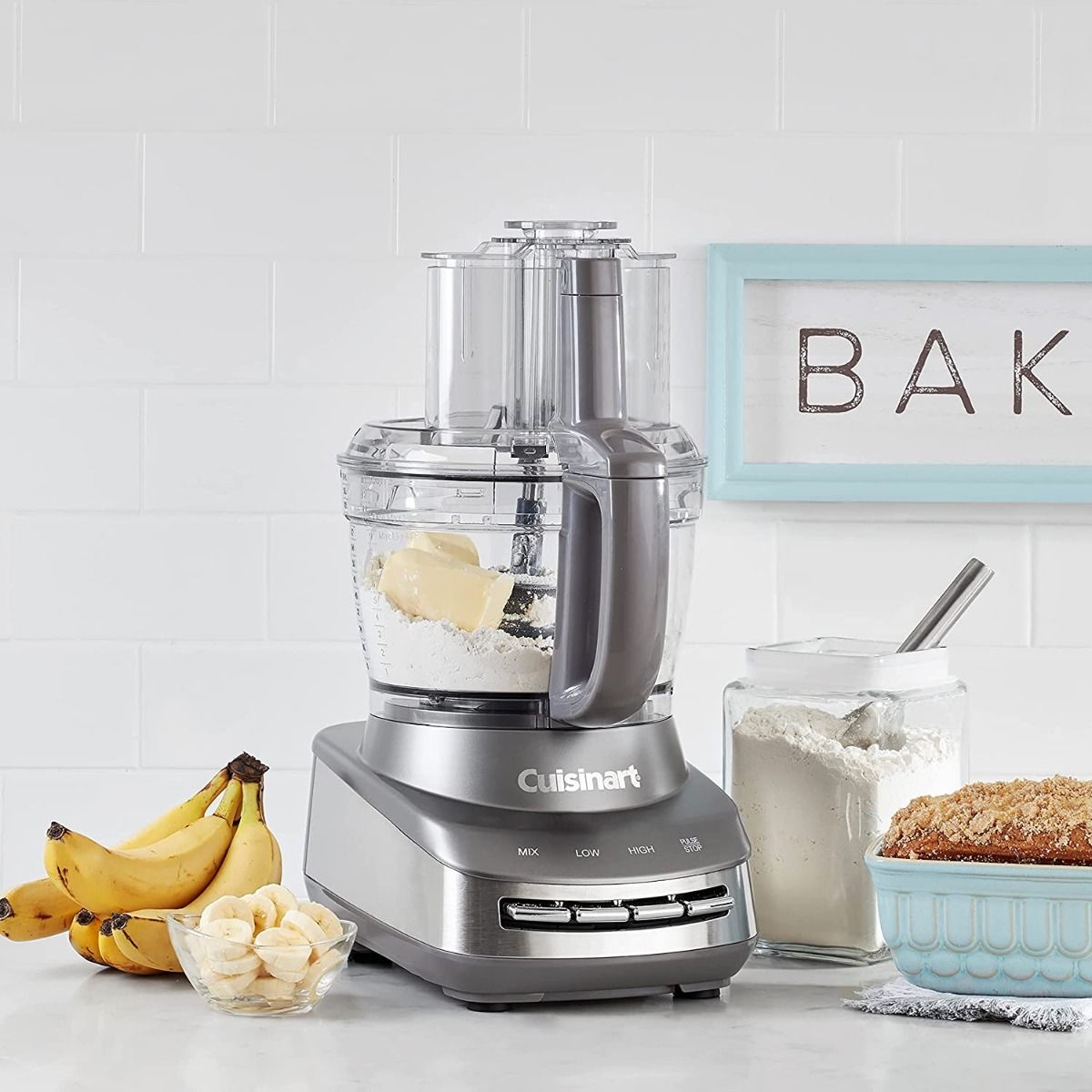  Cuisinart Core Custom 13-Cup Multifunctional Food Processor | Anchor Gray