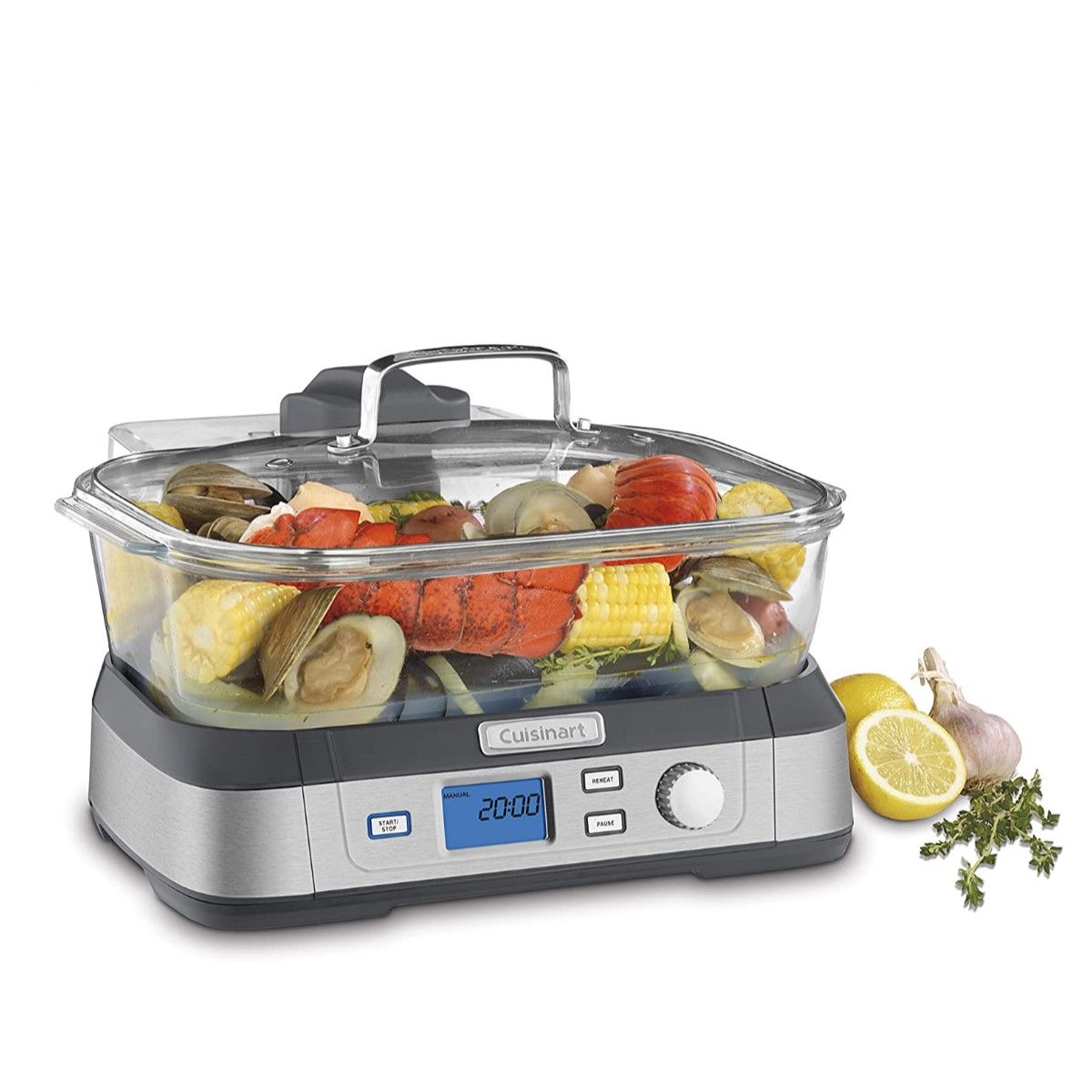  Cuisinart CookFresh™ Digital Glass Steamer | Stainless Steel