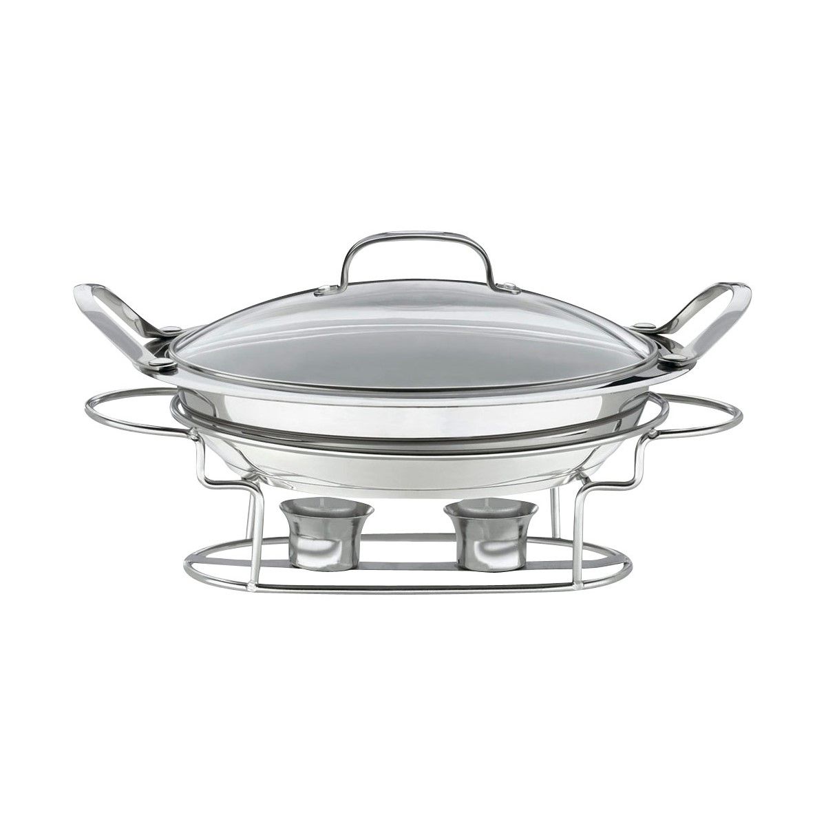  Cuisinart Classic Entertaining Stainless Steel Round Buffet Server | 11"