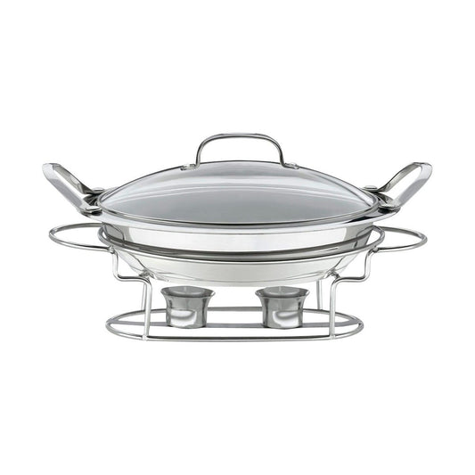  Cuisinart Classic Entertaining Stainless Steel Round Buffet Server | 11"