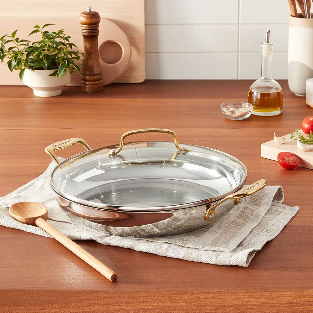  Cuisinart Mineral Stainless Steel Everyday Pan With Cover | 12"