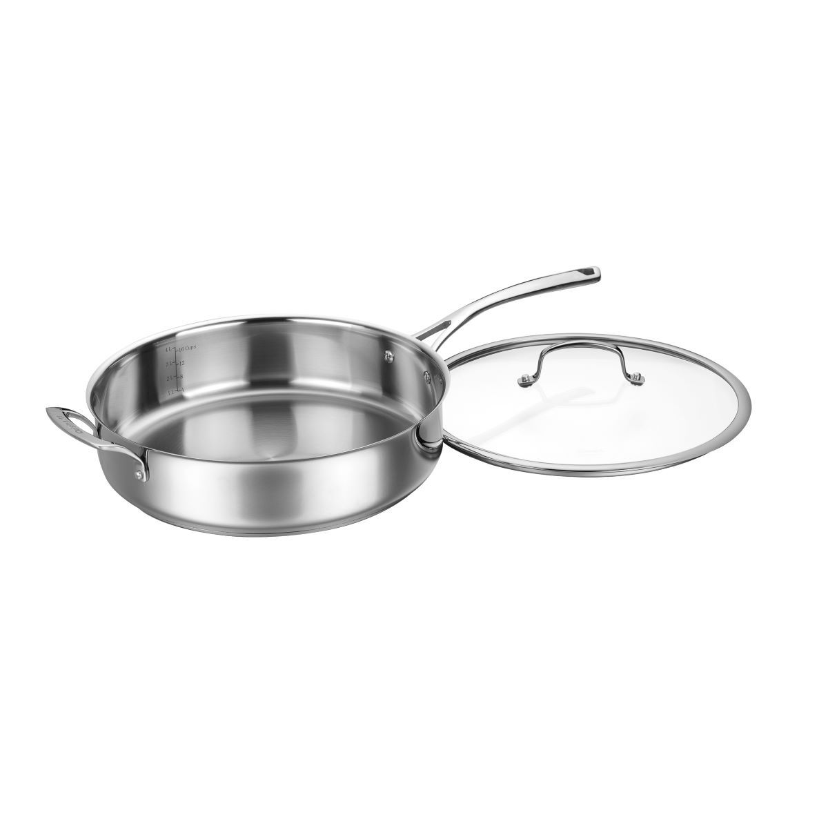  Cuisinart Forever Stainless Saute Pan With Helper Handle & Cover | 5.5 Qt.