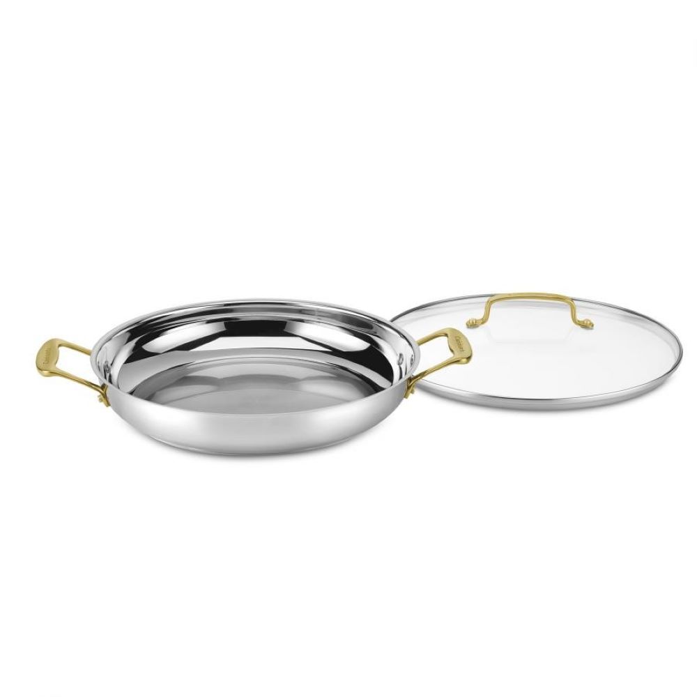  Cuisinart Mineral Stainless Steel Everyday Pan With Cover | 12"