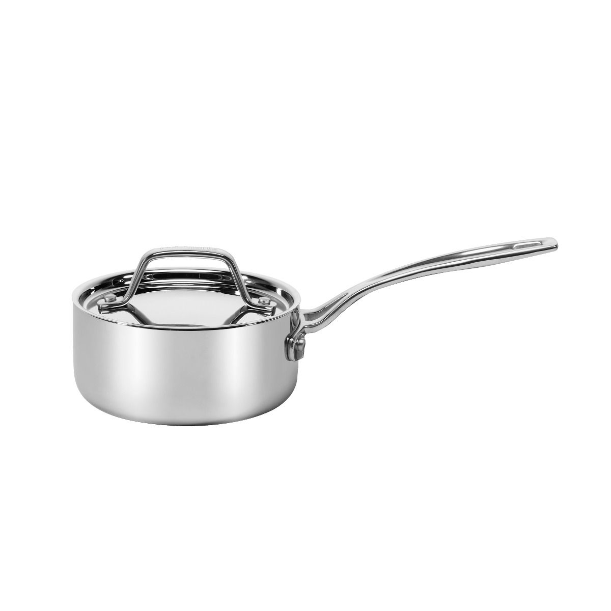  Cuisinart Custom-Clad 5-Ply Stainless Steel Saucepan With Lid | 1 Qt.