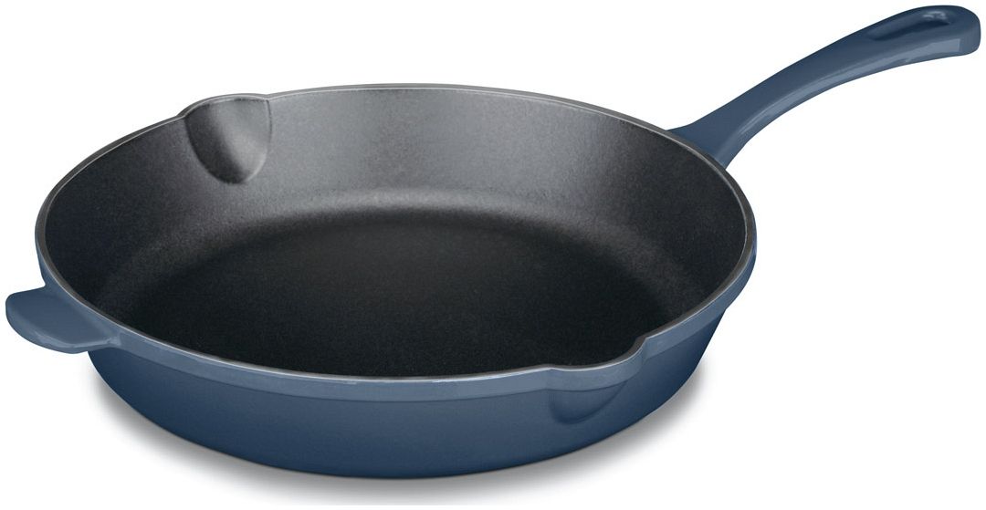  Cuisinart Chef's Classic Cast Iron 10" Skillet | Provencal Blue