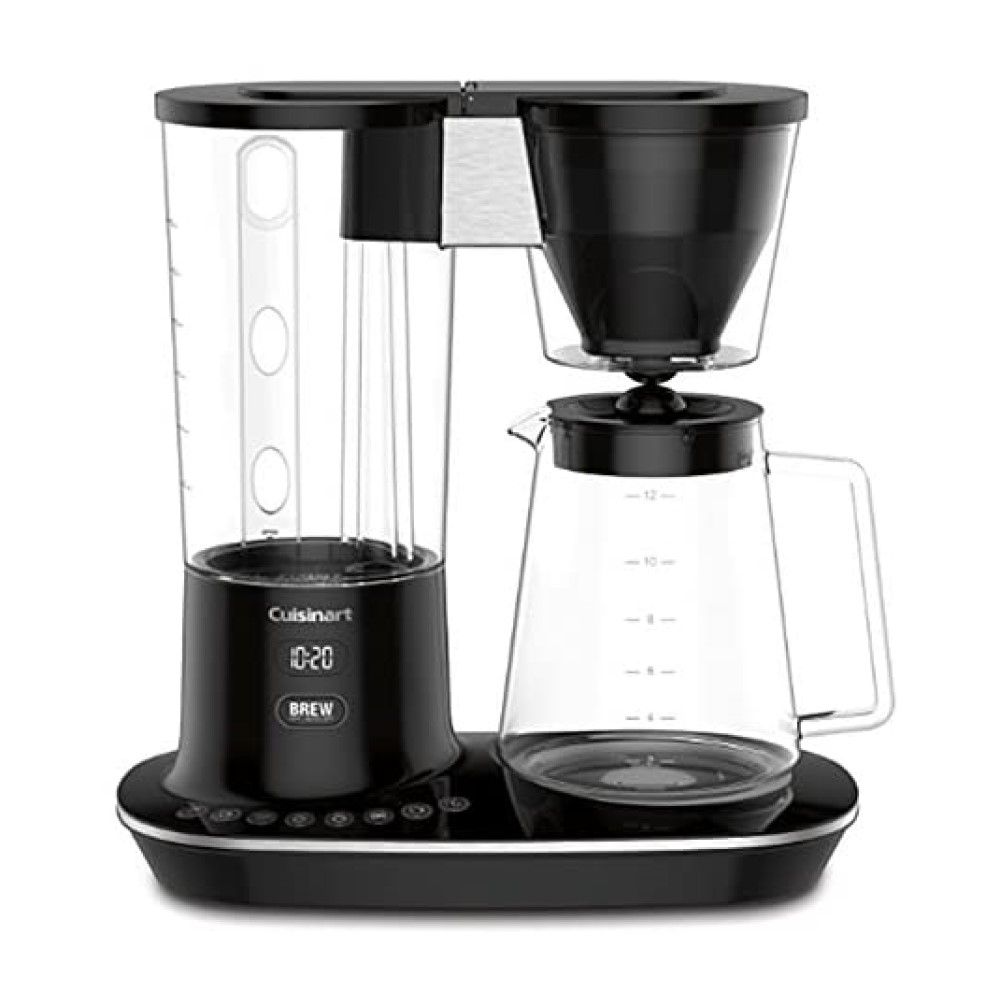  Cuisinart 12-Cup Programmable Coffeemaker With Glass Carafe | Black