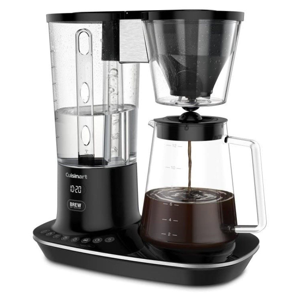  Cuisinart 12-Cup Programmable Coffeemaker With Glass Carafe | Black