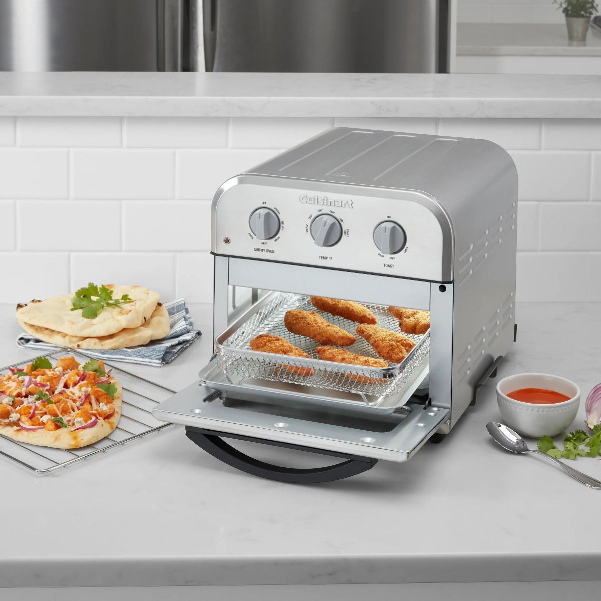  Cuisinart Compact AirFryer Toaster Oven | Stainless Steel