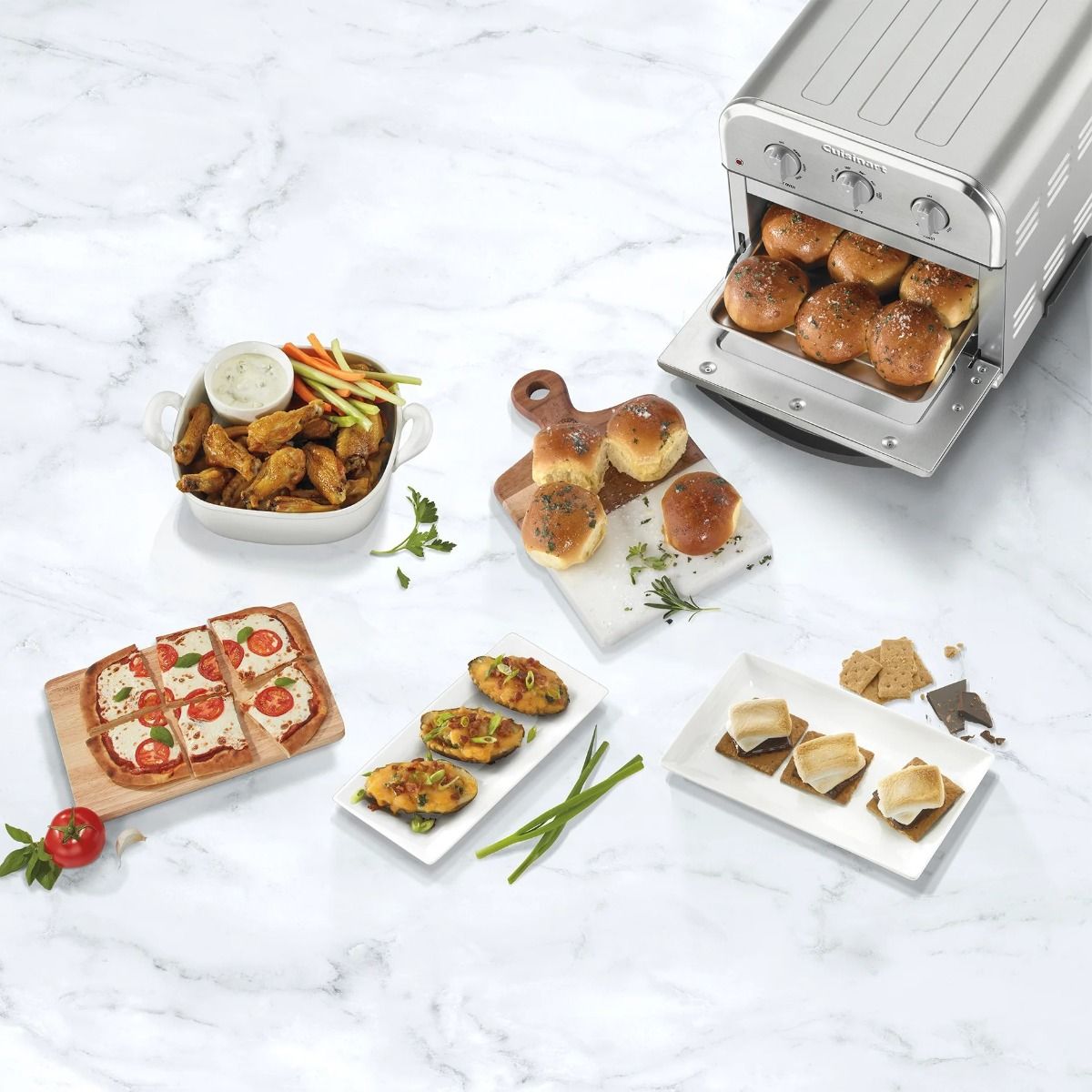  Cuisinart Compact AirFryer Toaster Oven | Stainless Steel