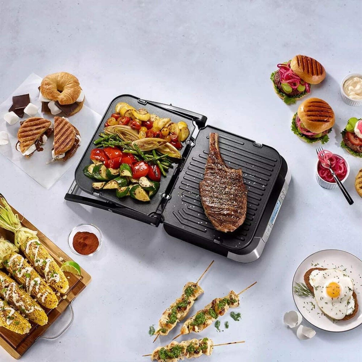  Cuisinart Contact Griddler® With Smoke-less Mode | Stainless Steel