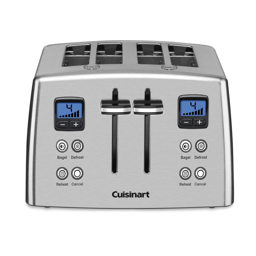  Cuisinart 4-Slice Countdown Stainless Steel Toaster