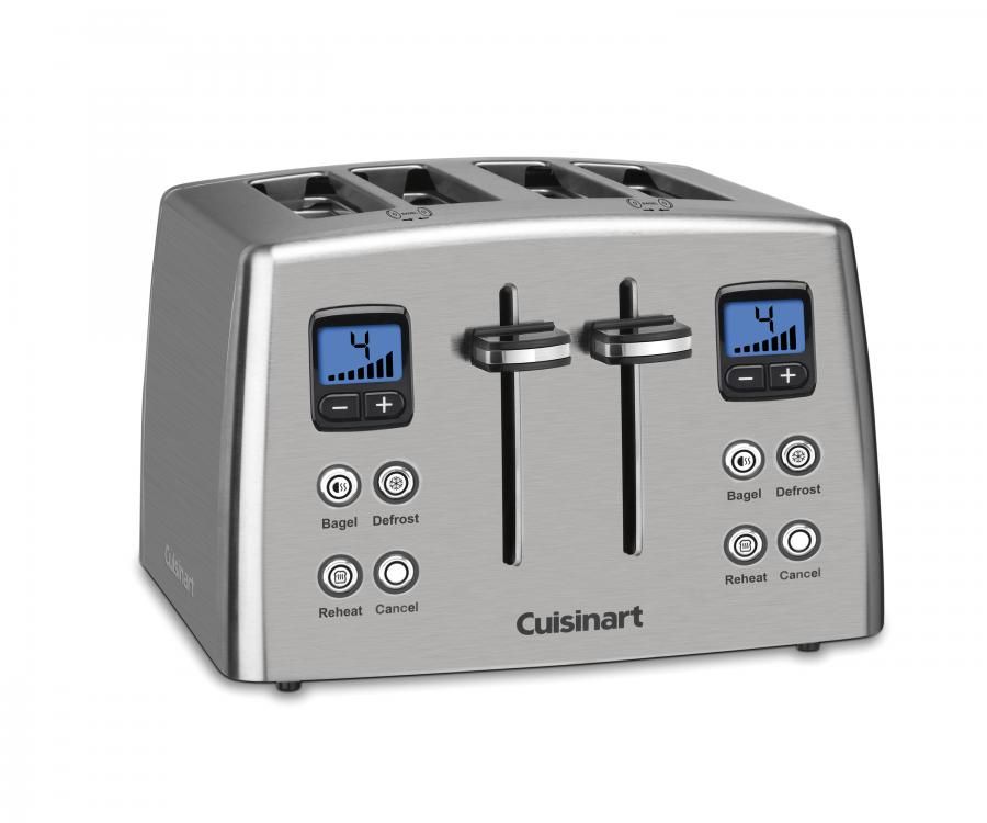  Cuisinart 4-Slice Countdown Stainless Steel Toaster