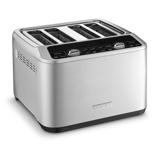  Cuisinart 4-Slice Digital Motorized Toaster | Stainless Steel
